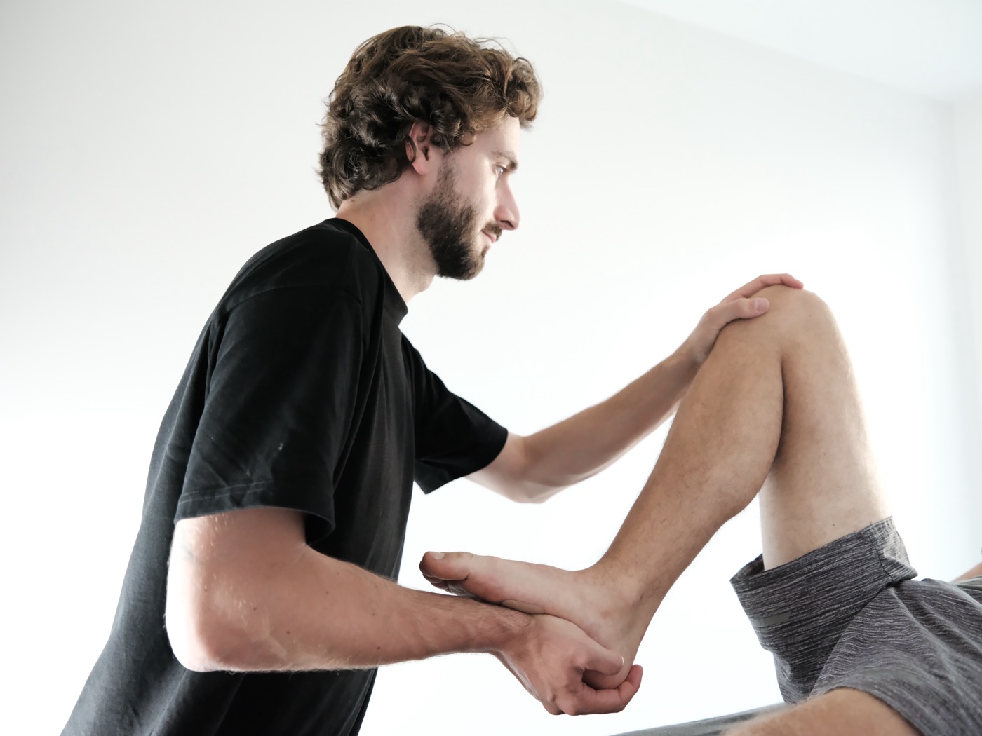 Manuele behandeling door een kinesitherapeut